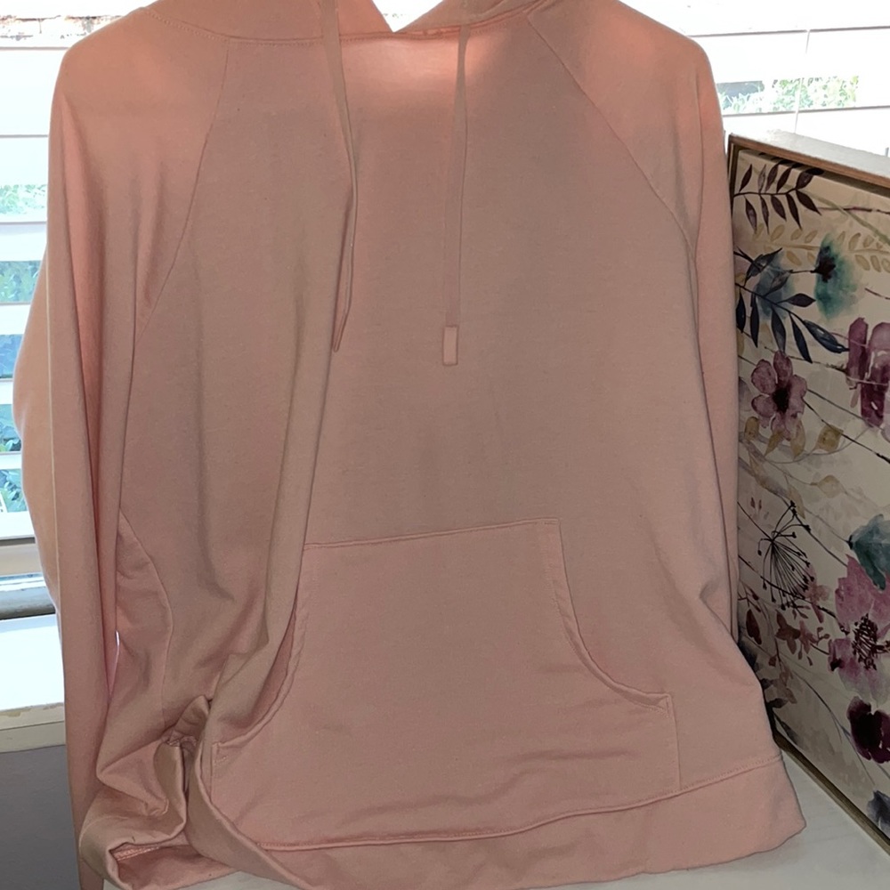 Random pink hoodie.